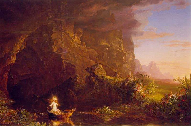 Thomas Cole The Voyage of Life: Childhood Spain oil painting art